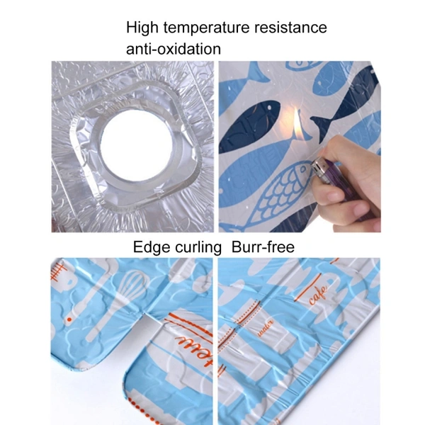 Gas Stove Proctectors Foil Heat -Resistance Mat set of 2pc