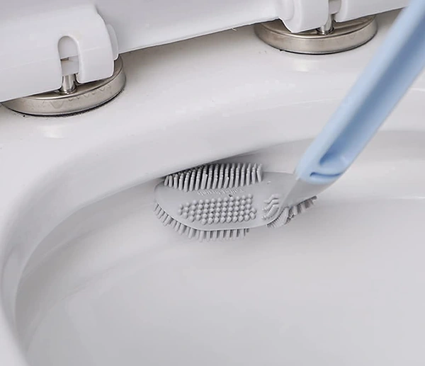 Golf Shape Silicone Head  Toilet Cleaning Brush