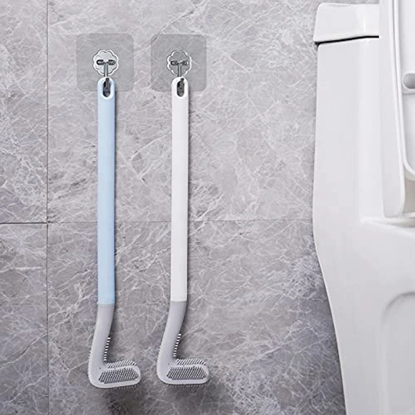 Golf Shape Silicone Head  Toilet Cleaning Brush