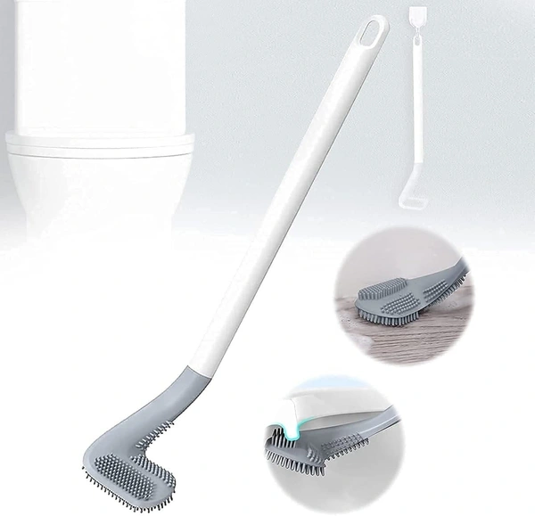 Golf Shape Silicone Head  Toilet Cleaning Brush