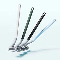 Golf Shape Silicone Head  Toilet Cleaning Brush