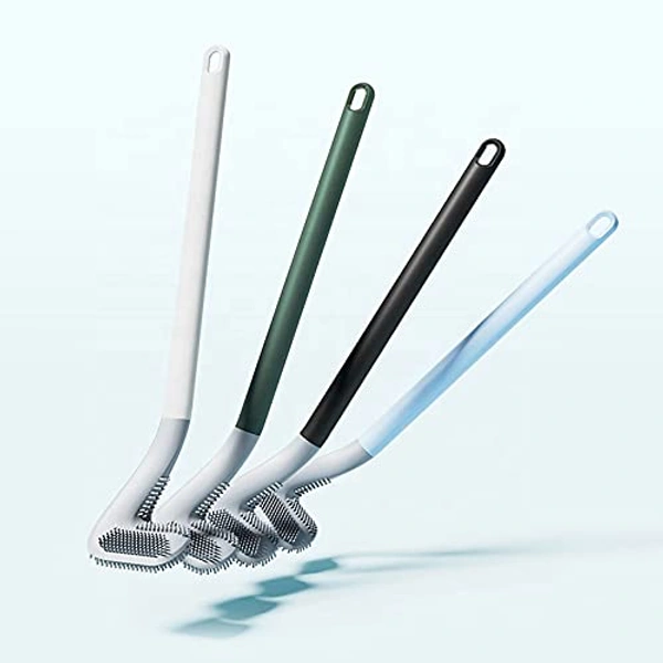 Golf Shape Silicone Head  Toilet Cleaning Brush