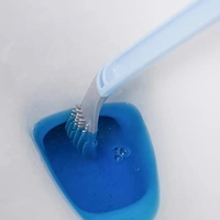 Golf Shape Silicone Head  Toilet Cleaning Brush
