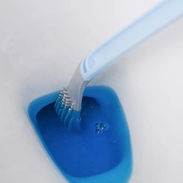 Golf Shape Silicone Head  Toilet Cleaning Brush