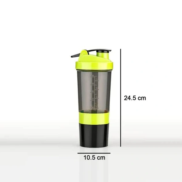Gym Protein Shaker Bottle with Free Hand Grip with Steel Ball
