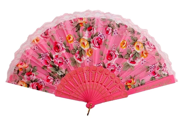 Imported Printed Fancy Hand Fan