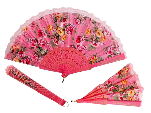 Imported Printed Fancy Hand Fan