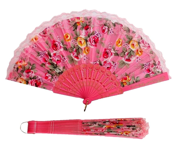 Imported Printed Fancy Hand Fan
