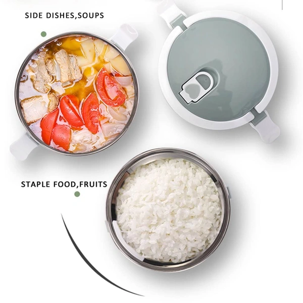 Land Portable Stainless Steel Thermal Insulated Rice Lunch Box Food Container