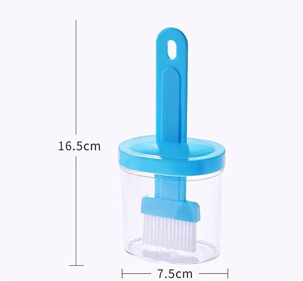 Oil Dispenser Bottle,Oil Dispenser with Silicone Oil Brush,Wide Opening Oil Bottle,200ml Oil Container