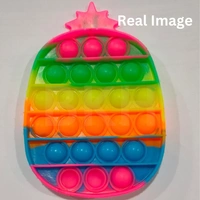 Pineapple POPit Fidget Toy with Night Glow Effect