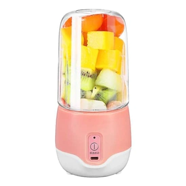 Portable Electric Blender Grinder USB Rechargeable Mini Juicer Blende with 4 Powerful Blades (Assorted)