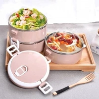 Portable Stainless Steel Thermal Insulated Rice Lunch Box