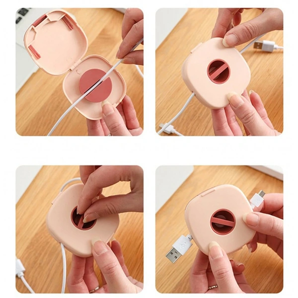 Portable Travel Organiser Case for Data Cables, Charger, Pen Drives, Memory Card Share