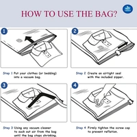 Reusable Vacuum Storage Space Saver Bags Vacuum Storage Bags for Comforters,Blankets,Clothes Vacuum Storage Reusable Zip Lock Space Saver Bag Vacuum Storage Seal Bags