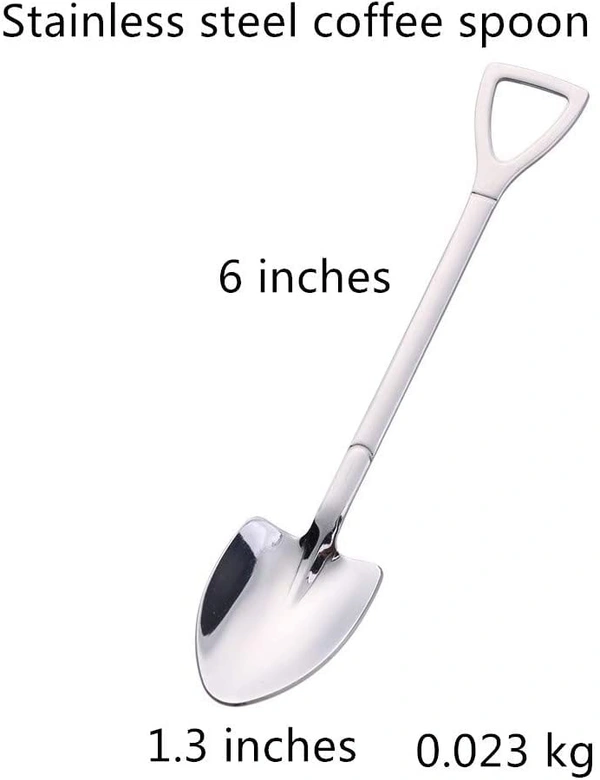Shovel Shape Spoon Dessert Spoon (3pcs)