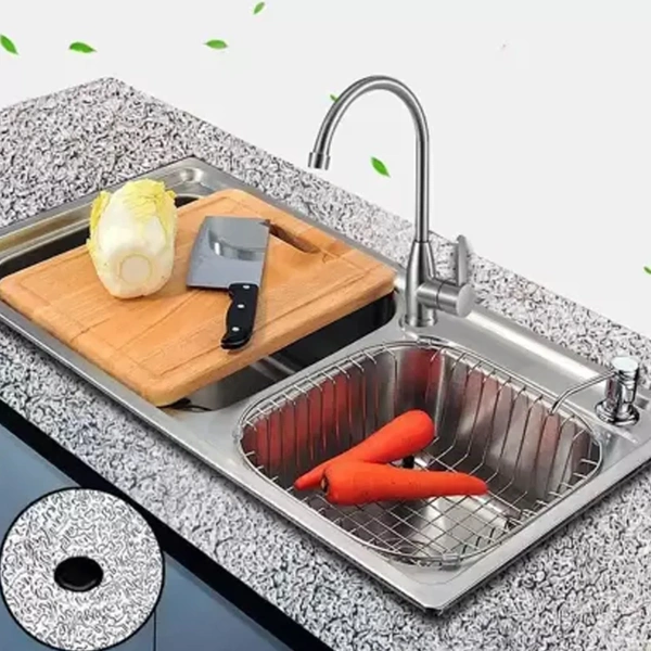 Silver Aluminium foil Paper Sticker Roll for Kitchen Wall