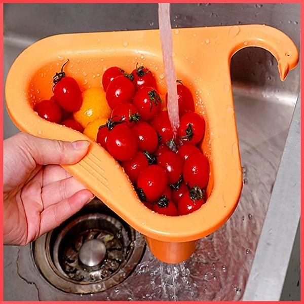 Swan Drain Basket for Kitchen Sink Triangle Sink Filter