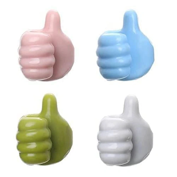 Thumb Shape Sticker Hook Multipurpose holder (5pcs Set)