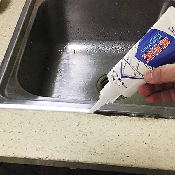Tiles Gap Filler Agent, Waterproof Grout Sealant Agent Tube for Bathroom  and amp; Kitchen Tile Waterproof