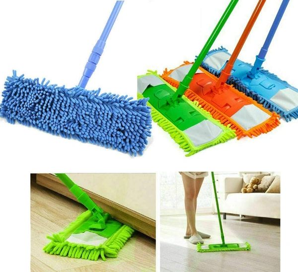 Wet and Dry Cleaning Flat Microfiber Floor Cleaning Mop