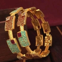 Bangles Metal-BrassGold Plated Artificial Stones & Beads Dispatch In 2-3 Days Cod Available