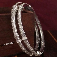 Brass Metal ,Gold Plated, American Diamond Bangles Dispatch: 2-3 Days Cod Available
