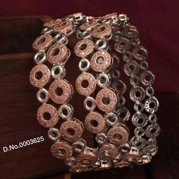 Brass Metal,gold Plated American Diamonds And Ruby Bangles ,Dispatch: 2-3 Days Cod Available