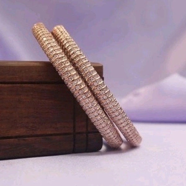 Brass Metal,gold Plated American Diamonds And Ruby Bangles ,Dispatch: 2-3 Days Cod Available