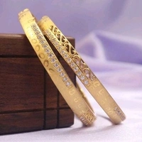 Brass Metal,gold Plated American Diamonds   And Ruby Bangles ,Dispatch: 2-3 Days Cod Available