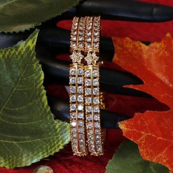 Brass Metal,gold Plated And Artificial Stone Bangles ,Dispatch: 2-3 Days Cod Available