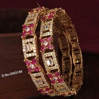 Brass Metal,gold Plated And Artificial Stone Bangles ,Dispatch: 2-3 Days Cod Available