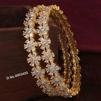 Brass Metal,gold Plated And Artificial Stone Bangles ,Dispatch: 2-3 Days Cod Available