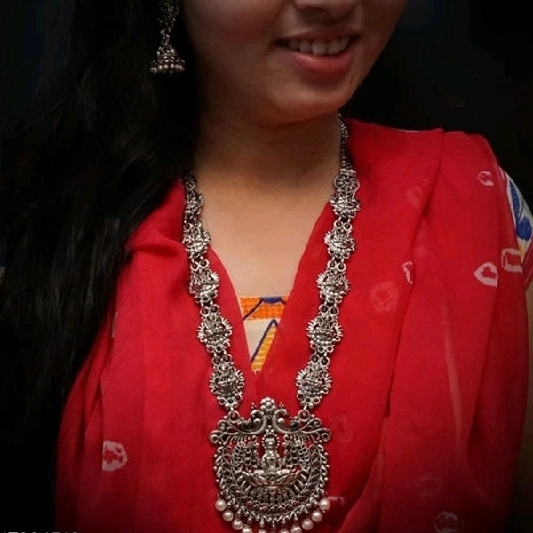 Black Metal With Pearls, And Beads Long Haram So Many Designs Available, Cod Available