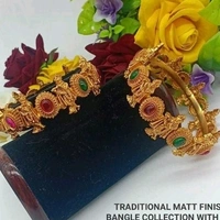 Gold Plated Matte Finish  Beautiful Bangles  Many Designs Available Cod Available