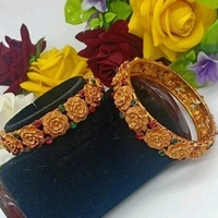 Gold Plated Matte Finish  Beautiful Bangles  Many Designs Available Cod Available