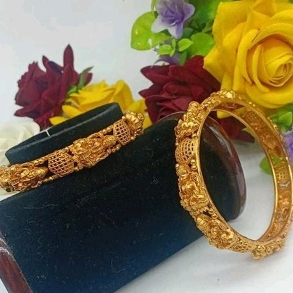 Gold Plated Matte Finish  Beautiful Bangles  Many Designs Available Cod Available