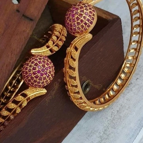 Gold Plated Matte Finish  Beautiful Bangles  Many Designs Available Cod Available