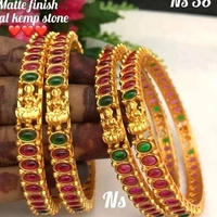Gold Plated Matte Finish  Beautiful Bangles  Many Designs Available Cod Available