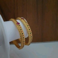 Gold Plated Matte Finish  Beautiful Bangles  Many Designs Available Cod Available