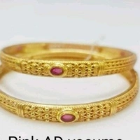 Gold Plated Matte Finish  Beautiful Bangles  Many Designs Available Cod Available