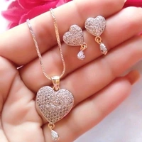 Gold Plated Beautiful Design Chain With American Diamonds So May Designs Available And COD Available