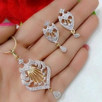 Gold Plated Beautiful Design Chain With American Diamonds So May Designs Available And COD Available