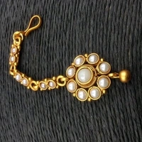 Gold Plated Matte Finish Premium Quality Tika  For Bride So Many Designs Available COD Available