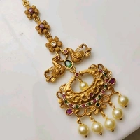 Gold Plated Matte Finish Premium Quality Tika  For Bride So Many Designs Available COD Available