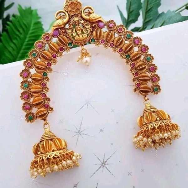Gold Plated Matte Finish Premium Quality hair  Clips  For Bride So Many Designs Available COD Available