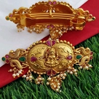 Gold Plated Matte Finish Premium Quality hair  Clips  For Bride So Many Designs Available COD Available