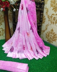 Cotton linen fabric saree Running blouse (cotton linen ) Saree length:5.5m ,Blouse:80cm COD Available Free shipping, Share this to your friends and family.