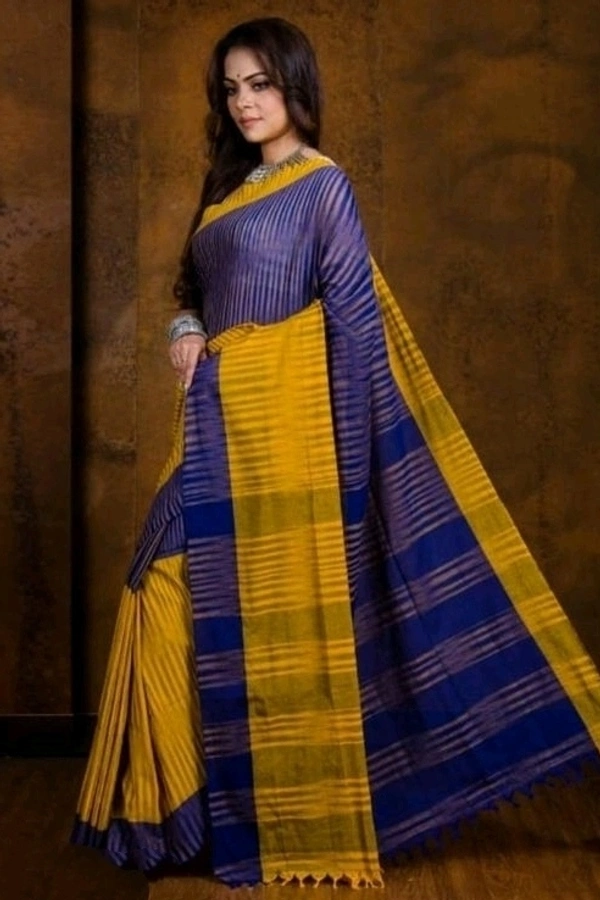 Pure Cotton Printed Fabric Saree, Separate  Blouse Piece Pattern Same As Saree , Saree Length :5.5m Blouse Length :80cm, COD Available, 