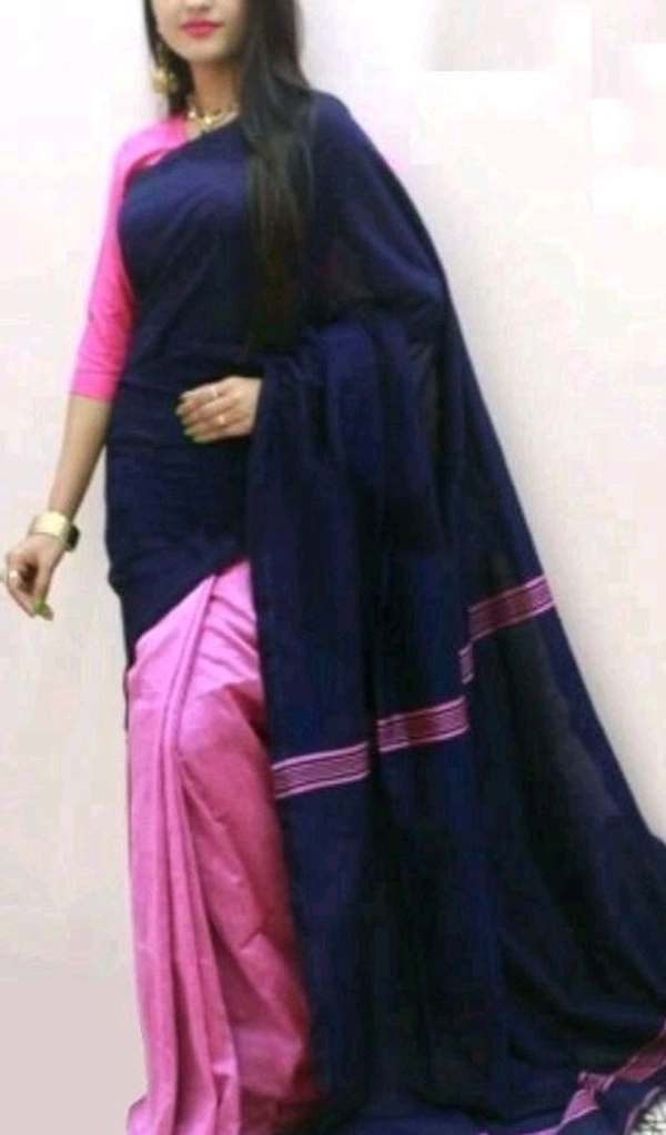 Pure Cotton Silk Printed Saree, Separate Blouse Same As Saree, Saree Length:5.5m Blouse Length:80cm COD Available
